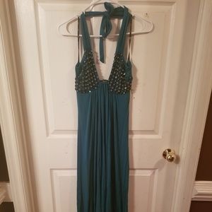 Sky Maxi Dress with Jewels